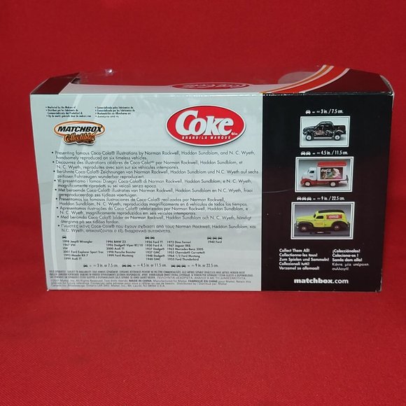 Coca Cola Matchbox 96968 1926 Ford Norman Rockwell - Picture 3 of 11